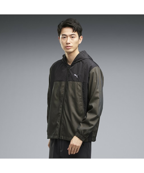 メンズ ESS エレベーテッド デニム ライク ウーブン ジャケット ESS ELEVATED DNM LIKE WV JKT