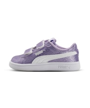 ベビー プーマ スマッシュ 3.0 グリッツグラム V INF スニーカー 12-16cm PumaSmash 3.0 Glit Glam V In