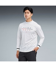 メンズ ゴルフ FOG ロゴ ハイネック 長袖 シャツ LOGO HIGHNECK L/S