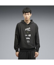 メンズ ESS エレベーテッド ミックス ロゴ フーディ ESS ELEVATED MIX LOGO HOODIE