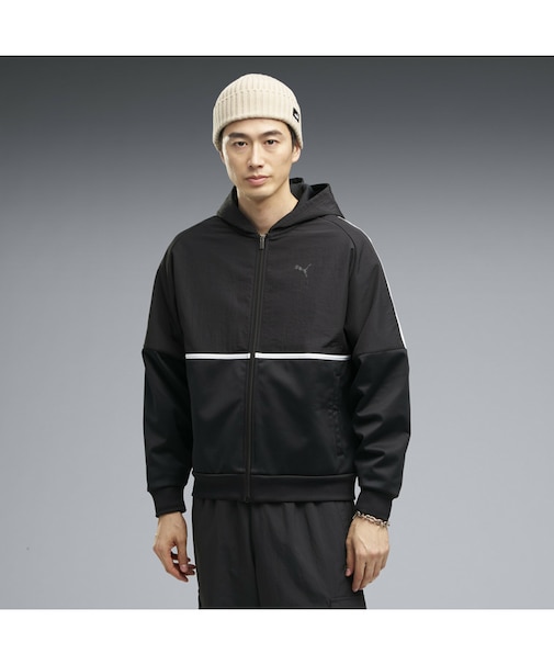 メンズ ESS エレベーテッド ウィンドブロック フルジップ フーディー WIND BLOK FZ HOODIE