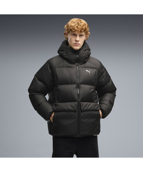 メンズ フーデッド ダウン パッファー ジャケット Hooded Down Puffer