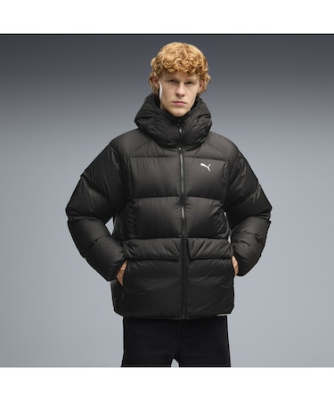 メンズ フーデッド ダウン パッファー ジャケット Hooded Down Puffer Jacket M