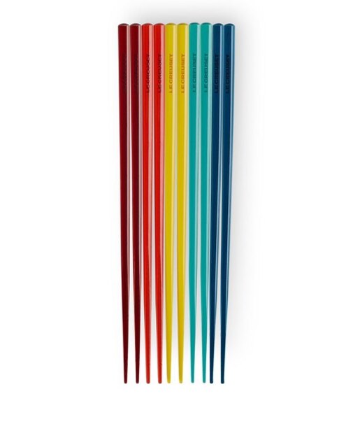 ゲストチョップスティック　セット　（23㎝×5膳入り）　レインボー