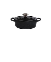 【お取り寄せ品】シグニチャーココット・オーバル17cm(サンドホーロー)(ステンレスツマミ)
