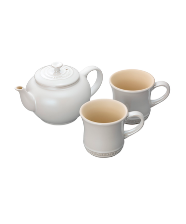【3/5・再入荷】ティーポット＆マグ(SS)(2個入り)セット
