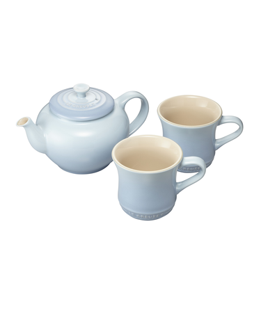 【3/5・再入荷】ティーポット＆マグ(SS)(2個入り)セット