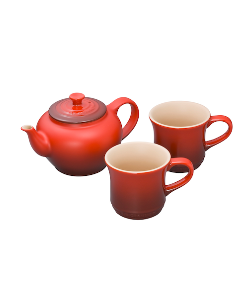 【3/5・再入荷】ティーポット＆マグ(SS)(2個入り)セット