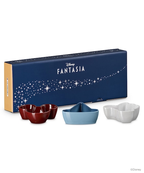 ファンタジア/ミニ･ディッシュ(3個入リ)ホワイトラスター/シャンブレー/ガーネット