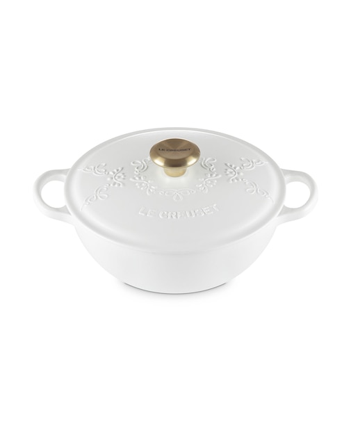 シグニチャー マルミット 24cm エタニティレース  (BM･ライトゴールドツマミ)