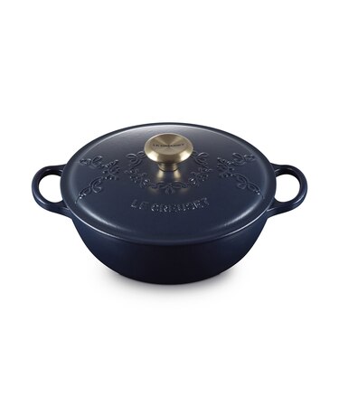 シグニチャー マルミット 24cm エタニティレース  (BM･ライトゴールドツマミ)