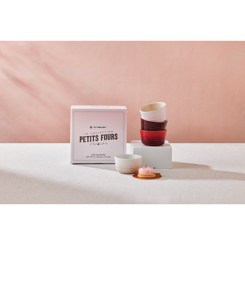 ミニ・ラムカン (4個入リ) ローズコレクション｜ル・クルーゼの通販