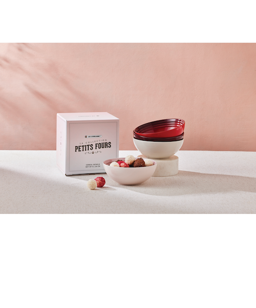 Winter Sale】シリアルボール 16cm (4個入リ) ローズコレクション｜ル