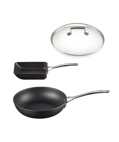 【特別価格】TNS エッグパン & ディープ･フライパン セット（ガラスフタ付）