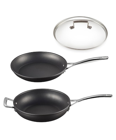 【特別価格】TNS シャロー･フライパン & ディープ･フライパン セット（ガラスフタ付）