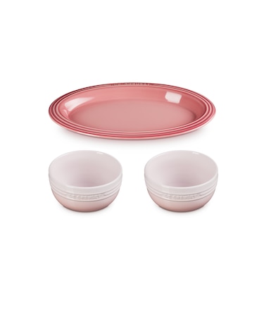 【母の日ギフトセット】レジェ・オーバル・プレート 25cm ＆ レジェ・ボール 330ml x2 セット