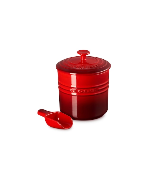 LE CREUSET ペットフード・コンテナー　カイエン　スコップ付き Le Creuset（ル・クルーゼ） ペットフード・コンテナー（スクープ付き
