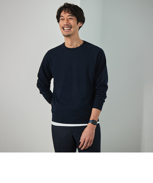 ビズニット（BIZ KNIT） ハイゲージクルーネック
