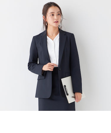THE THIRD SUITS ロングジャケット 織柄