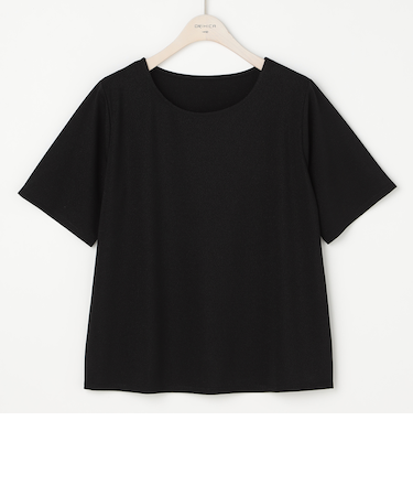 ２５Ｓ半３９ラメクルーネックＴシャツ