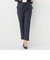エアーテックスパンセットアップ クロップドパンツ 織柄