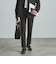 THE THIRD SUITS(BIZSPO)スラックス ナイロン 無地 裾上げ済み