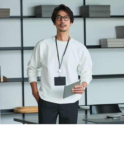 ビズT ツイルクルーネック｜オリヒカの通販｜&mall（アンドモール