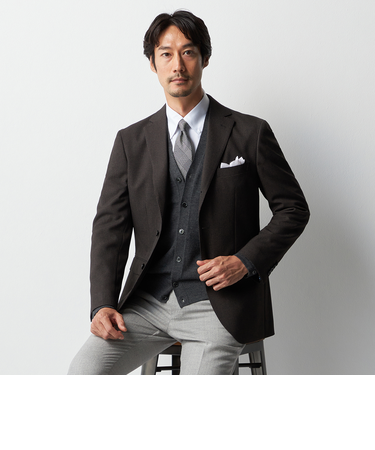 スマート ビズ セットアップ ジャケット 千鳥