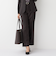 ORIHICA　LUXE ストレートパンツ 茶無地 REDA