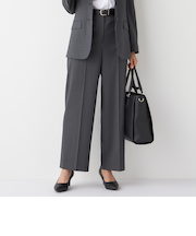 ORIHICA　LUXE ワイドパンツ ストライプ REDA