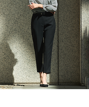 THE THIRD SUITS クロップドパンツ ダブルクロス