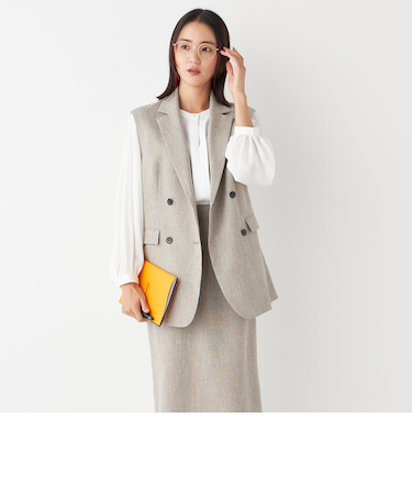 THE THIRD SUITS ダブルジレ シャークスキン