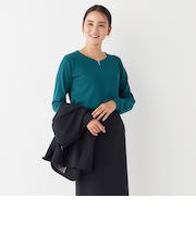 ORIHICA美ラクるニットCOMFY Vネックプルオーバー