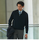 ＜Begin公式WEB10月掲載アイテム＞ビズニット（BIZ KNIT） ハーフジップ モックネック