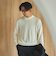 ＜Begin公式WEB10月掲載アイテム＞ビズニット（BIZ KNIT） モックネック