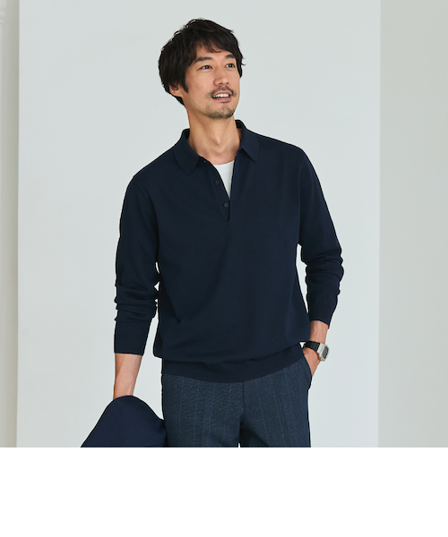 ビズニット（BIZ KNIT） プレーティングポロ｜オリヒカの通販｜&mall