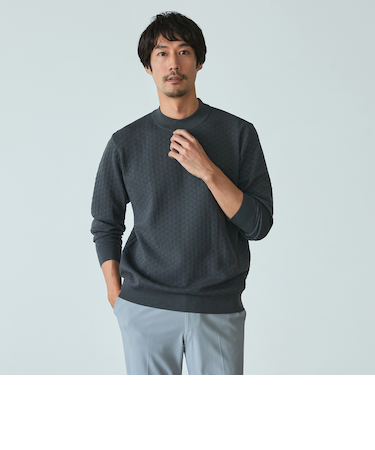 ビズニットテック（BIZ KNIT TECH） ダイヤモックネック BIZSPO