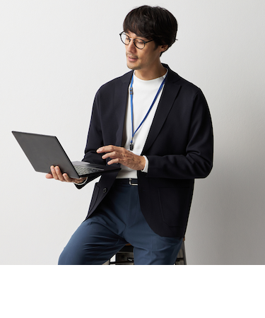 ＜Begin公式WEB10月掲載アイテム＞ビズニットテック（BIZ KNIT TECH） ニットジャケット