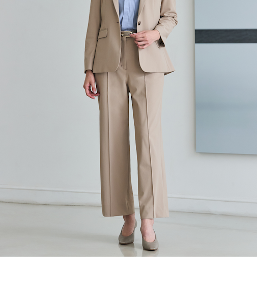 THE THIRD SUITS(BIZSPO)ワイドパンツ