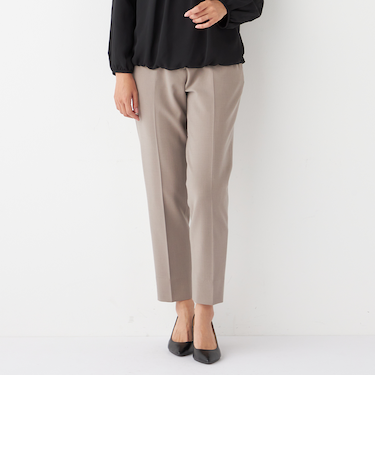 ＜CLASSY.ONLINE10月掲載 山本美月さん着用アイテム＞THE THIRD SUITS クロップドパンツ 二重織