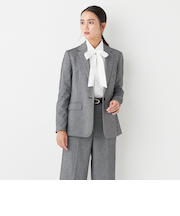 THE THIRD SUITS ロングジャケット ヘリンボーン