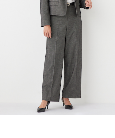 THE THIRD SUITS ワイドパンツ ツイル