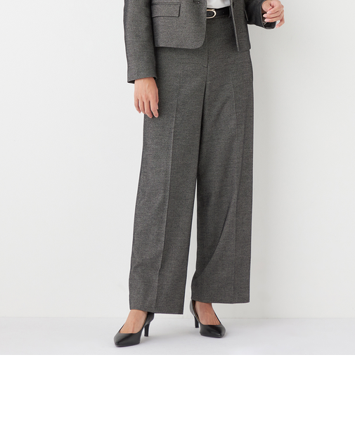 THE THIRD SUITS ワイドパンツ ツイル