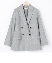 ＜CLASSY.ONLINE10月掲載 山本美月さん着用アイテム＞CITY TAILOREDコート ウール混ジャコット