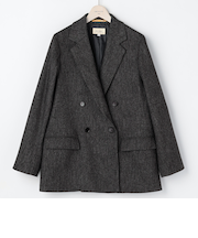 ＜CLASSY.ONLINE10月掲載 山本美月さん着用アイテム＞CITY TAILOREDコート ウール混ジャコット