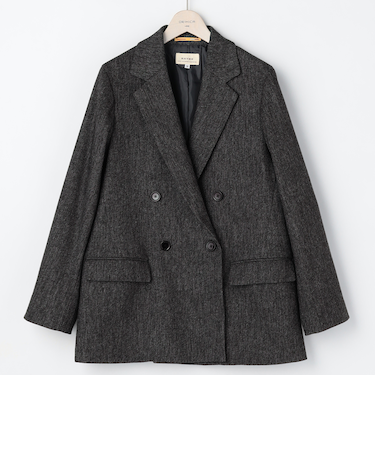 ＜CLASSY.ONLINE10月掲載 山本美月さん着用アイテム＞CITY TAILOREDコート ウール混ジャコット