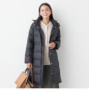 CITY TAILOREDコート フード付きダウン