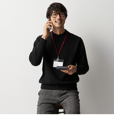 ビズニット ウォーム（BIZ KNIT WARM） 天竺モックネック