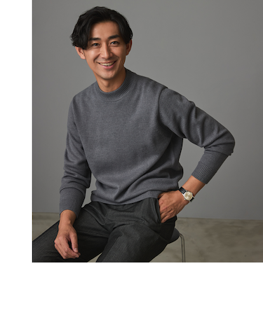 ビズニット ウォーム（BIZ KNIT WARM） 天竺モックネック