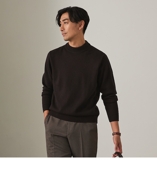 ビズニット ウォーム（BIZ KNIT WARM） 天竺モックネック